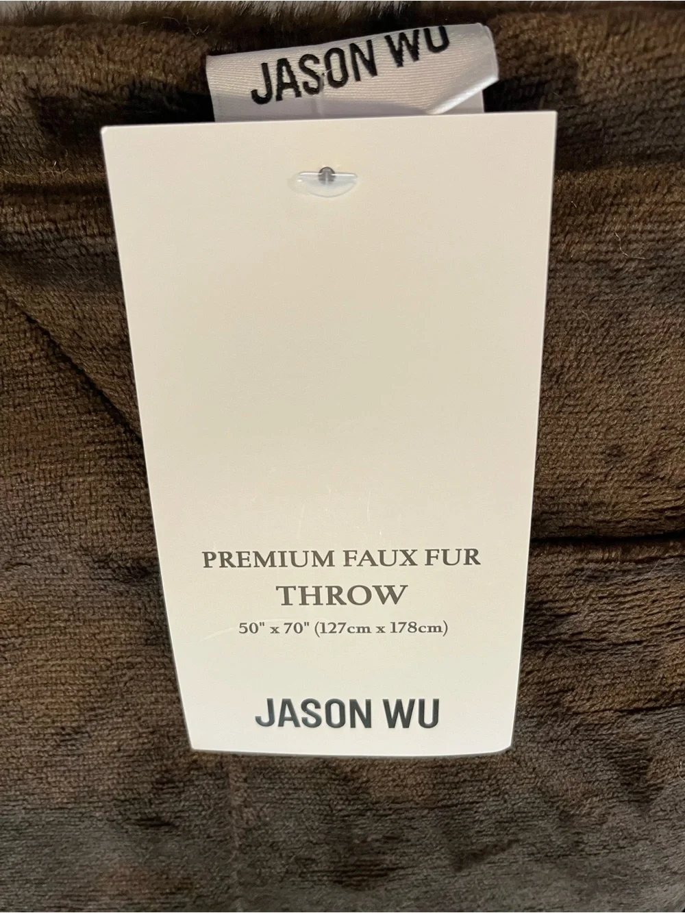 1-NWT Jason Wu Cheetah/Leopard Design luxury Faux Fur Throw Blanket 50”x 70”